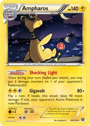 Ampharos (XY Steam Siege) 40 - Deck Exclusives