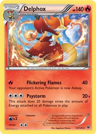 Delphox 013/124 - Deck Exclusives Normal - Rare