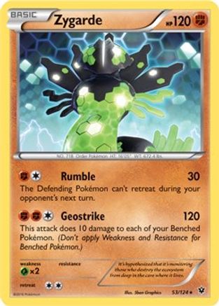 Zygarde - 53/124 (XY Fates Collide) 53 - Deck Exclusives Holofoil