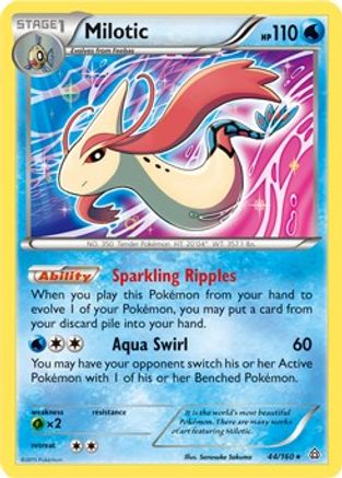 Milotic 044/160 - Deck Exclusives Normal - Rare