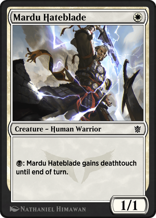 Mardu Hateblade (KTK-16Y) - Khans of Tarkir