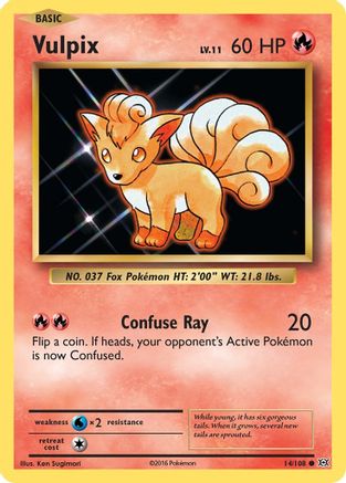 Vulpix - 014/108 - XY  Evolutions Normal