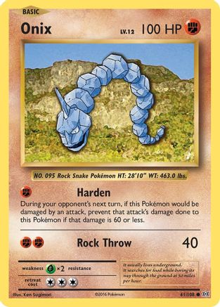 Onix 61/108 - Evolutions Reverse Holofoil