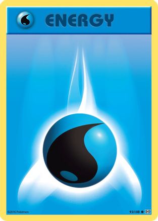 Water Energy 93/108 - Evolutions Reverse Holofoil