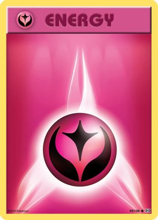 Fairy Energy 099/108 - XY  Evolutions Reverse Holofoil - Common