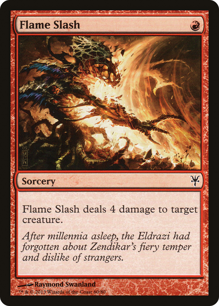 Flame Slash (DDK-060) - Duel Decks: Sorin vs. Tibalt