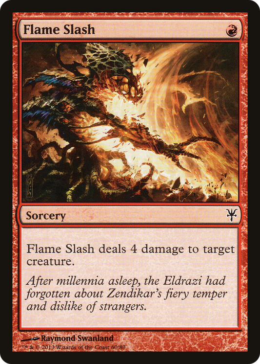 Flame Slash (DDK-060) - Duel Decks: Sorin vs. Tibalt