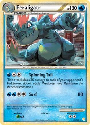 Feraligatr - 20/123 (Cosmos Holo) 20 - Deck Exclusives Holofoil