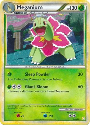 Meganium - 26/123 (Cosmos Holo) 26 - Deck Exclusives Holofoil