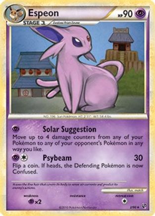 Espeon 002/090 - Deck Exclusives Normal - Rare