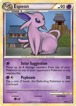 Espeon - 2/90 (HGSS Undaunted) 2 - Deck Exclusives