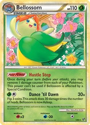 Bellossom - 1/90 (HGSS Undaunted)  - Deck Exclusives Normal - Rare