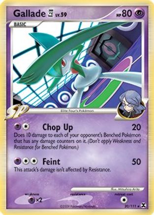 Gallade E4 - 20/111 (DPPt Rising Rivals) 20 - Deck Exclusives Holofoil