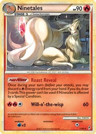 Ninetales 017/095 - Deck Exclusives Normal - Rare