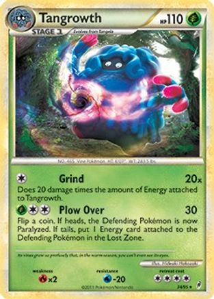 Tangrowth 034/95 - Deck Exclusives Holofoil - Holo Rare