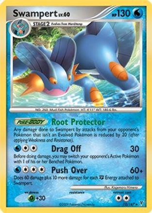 Swampert - 12/147 (DPPt Supreme Victors) 12 - Deck Exclusives