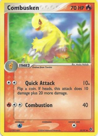 Combusken 25 - EX Battle Stadium