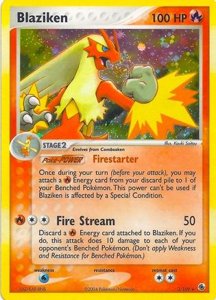 Blaziken (Holo) (3) - EX Battle Stadium Holofoil - Holo Rare