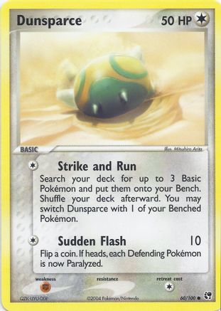 Dunsparce (60) - EX Battle Stadium  - Common