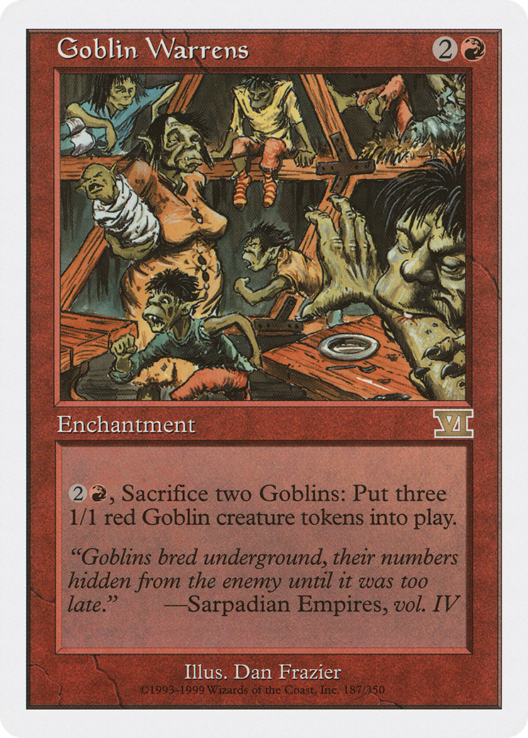 Goblin Warrens (6ED-187) - Classic Sixth Edition