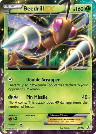 Beedrill-EX XY157/211 - XY Black Star Promos Holofoil