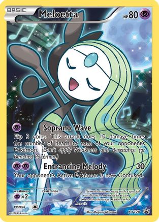 Meloetta XY120/211 - XY Black Star Promos Holofoil