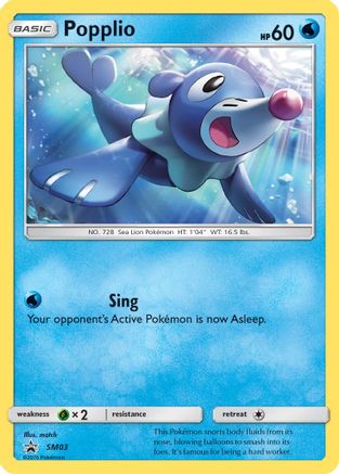 Popplio (SM03/248) - SM Promos Holofoil - Promo