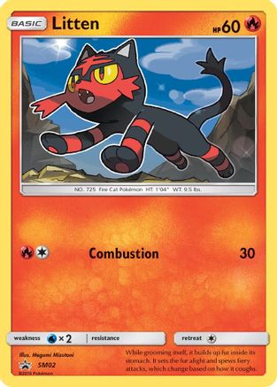 Litten (SM02/248) - SM Promos Holofoil - Promo