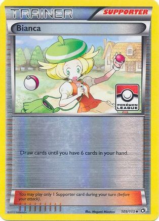 Bianca - 109/113 (Pokemon League) 109 - League & Championship Cards Reverse Holofoil