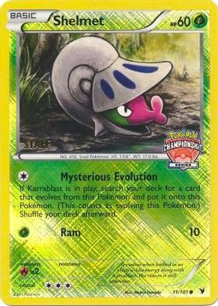 Shelmet (Championship Series) [Staff] (11/101) - League & Championship Cards Reverse Holofoil - Promo