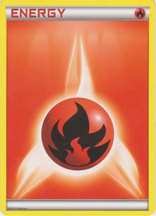 Fire Energy (2013 Unnumbered) - Deck Exclusives Holofoil - Common