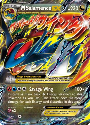 M Salamence EX (XY171/211) - XY Promos Holofoil - Promo