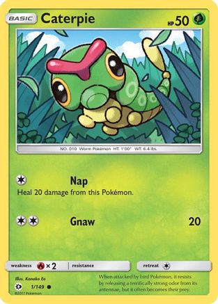 Caterpie (1/149) - SM Base Set  - Common