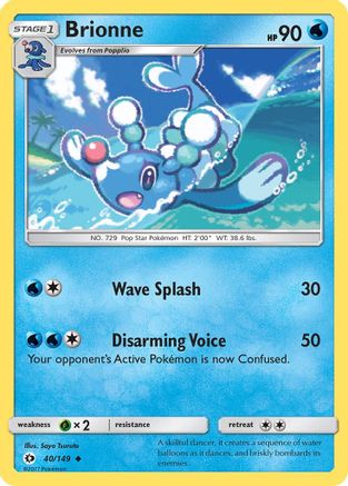 Brionne (40/149) - SM Base Set Reverse Holofoil - Uncommon