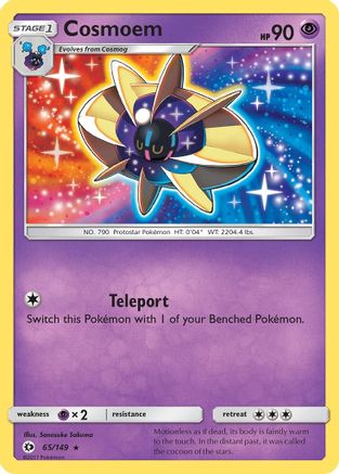 Cosmoem (65/149) - SM Base Set Reverse Holofoil - Rare