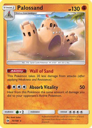Palossand (75/149) - SM Base Set  - Rare