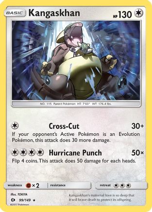 Kangaskhan (99/149) - SM Base Set Reverse Holofoil - Holo Rare