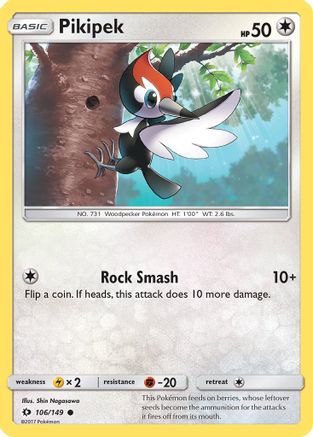 Pikipek 106/149 - Sun & Moon