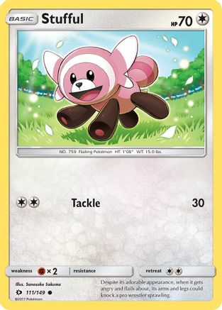 Stufful 111/149 - Sun & Moon Reverse Holofoil