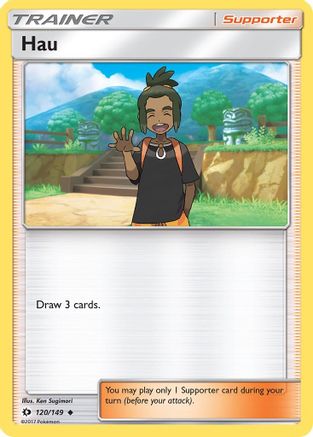 Hau (120/149) - SM Base Set  - Uncommon