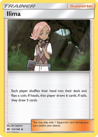 Ilima (121/149) - SM Base Set  - Uncommon