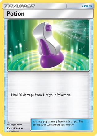 Potion (127/149) - SM Base Set Reverse Holofoil - Uncommon