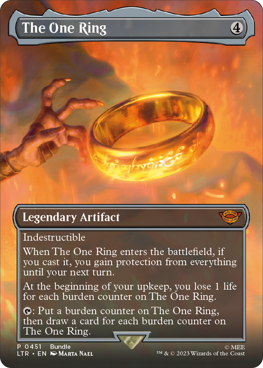 The One Ring (LTR-451) - The Lord of the Rings: Tales of Middle-earth (Borderless) Foil