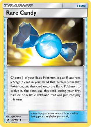 Rare Candy (129/149) - SM Base Set  - Uncommon