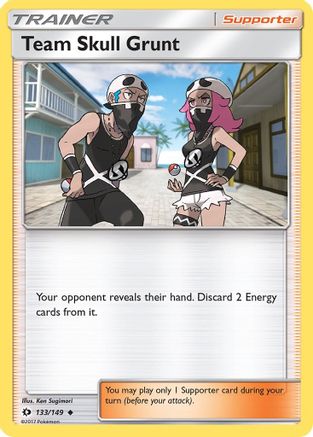 Team Skull Grunt (133/149) - SM Base Set Reverse Holofoil - Uncommon