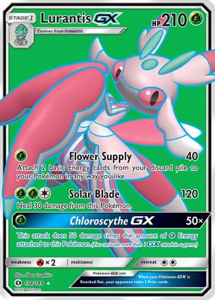 Lurantis GX (Full Art) (138/149) - SM Base Set Holofoil - Ultra Rare