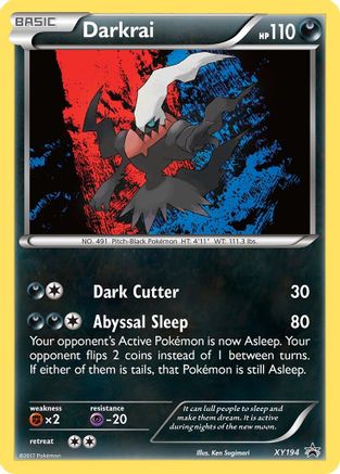 Darkrai XY194/211 - XY Black Star Promos Holofoil