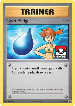 Gym Badge (Misty) - XY204/211 - XY Promos Holofoil