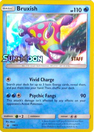 Bruxish (Prerelease) [Staff] (SM11) - SM Promos Holofoil - Promo