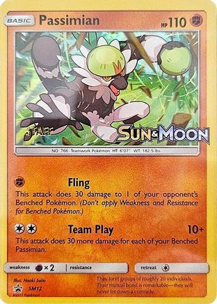 Passimian (Prerelease) [Staff] (SM12) - SM Promos Holofoil - Promo